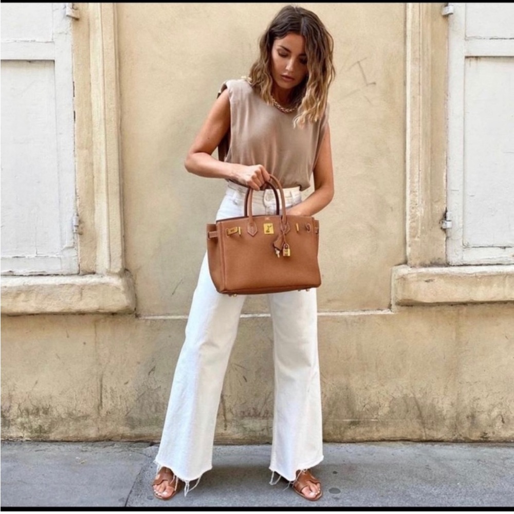 Zara Marine Jeans in white